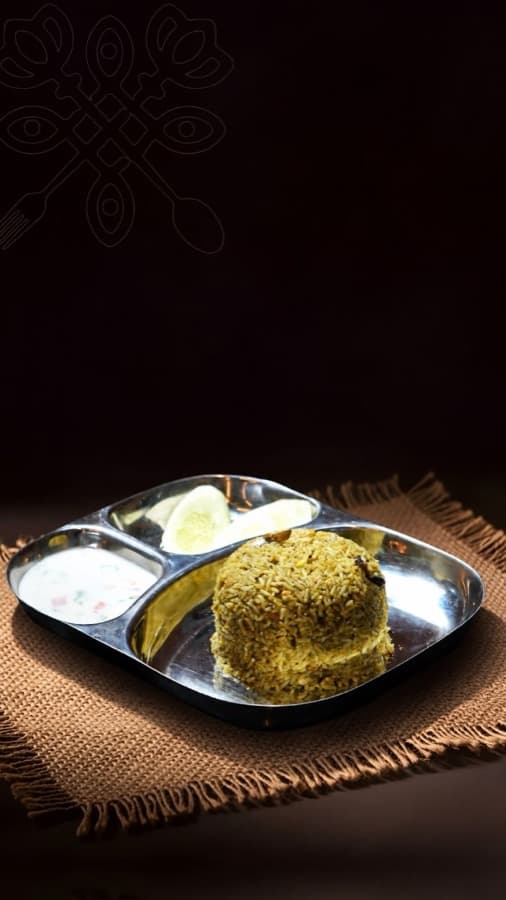 Mint Pulao + Raita